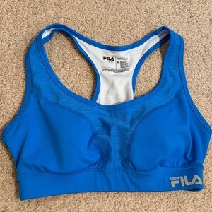 Fila Sport high impact running blue sports bra size medium